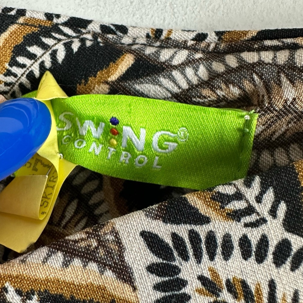 Swing Control Black And Brown Leaf Pattern Golf S… - image 4